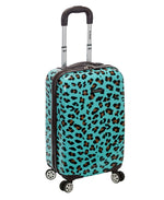 Rockland Safari Hardside Spinner Wheel Luggage, CAMO, Carry-On 20"