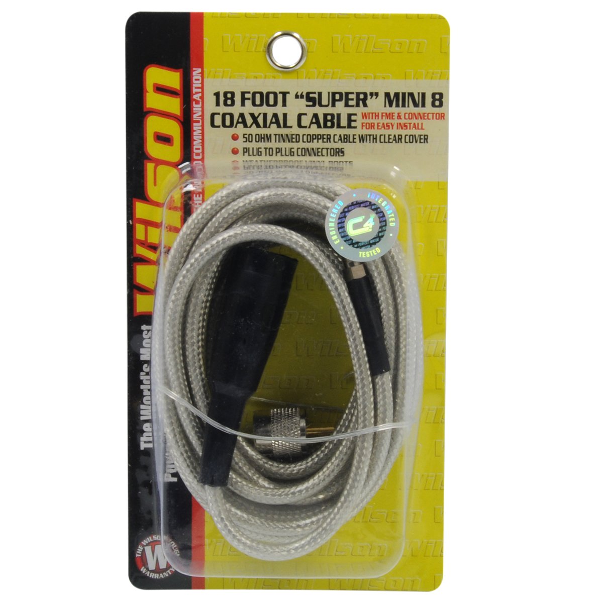 Wilson 305-830 18-Foot Belden Coax Cable with PL-259/FME Connectors - 18FT