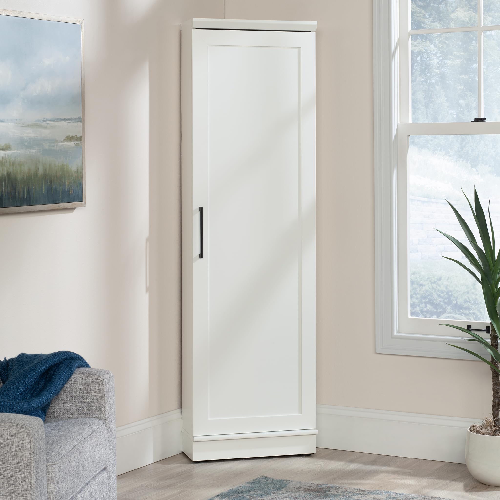 Sauder Homeplus Corner Cabinet, Dakota Oak Finish
