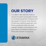 Stamina Mini Exercise Bike with Smooth Pedal System - Portable Pedal Exerciser - Cardio Equipment Fitness Bike - Stationary Bike for Home Workout - Blue