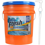 Ultra Fresh 6X Platinum 5 Gallon Liquid Laundry Detergent, Concentrated Laundry Soap with Deep Cleaning Power for Washing Machine, Original Blue