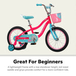 Schwinn Koen Bike, 16 Inch Bike for Kids Ages 3-7, SmartStart Ergonomic Design for Kids, Adjustable Seat Grows with your Child, Rear Coaster Brake and Front Caliper Brake, Training Bicycle