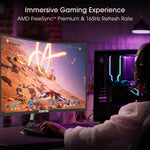 Sceptre 24-inch Curved Gaming Monitor 1080p up to 180Hz DisplayPort HDMI 99% sRGB, AMD FreeSync Build-in Speakers Machine Black (C248B-FWT168)