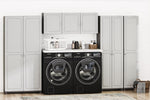 SystemBuild Evolution Kendall Fluted 16" Wide 1 Door Storage Cabinet, White