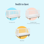 Davinci Marley 3-in-1 Convertible Crib in Walnut, Greenguard Gold and FSC® Certified