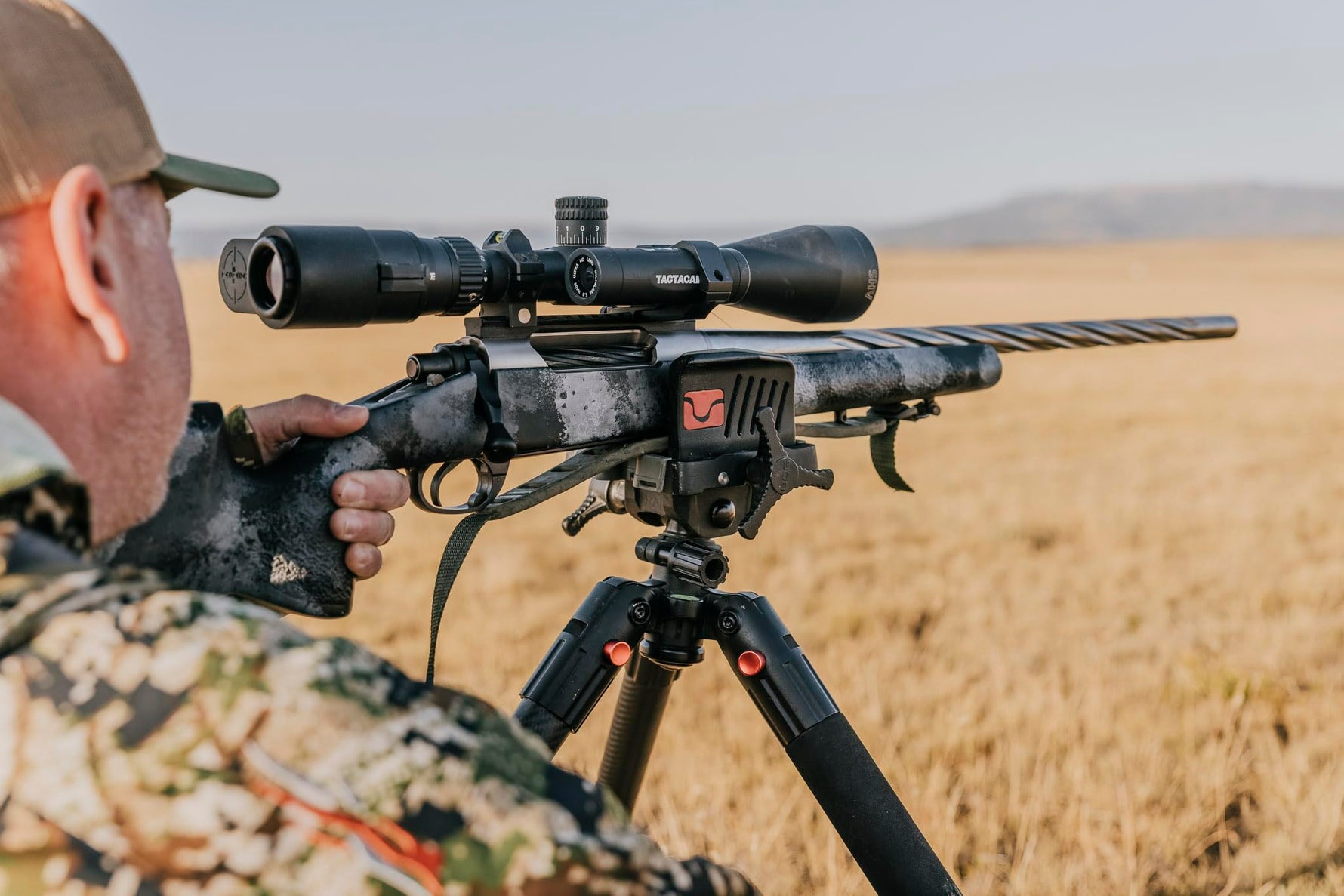 BOG DeathGrip Aluminum Tripod with Durable Aluminum Frame, Lightweight, Stable Design, Bubble Level, Adjustable Legs, Shooting Rest, and Hands-Free Operation for Hunting, Shooting, and Outdoors