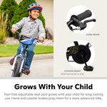 Schwinn Koen Bike, 16 Inch Bike for Kids Ages 3-7, SmartStart Ergonomic Design for Kids, Adjustable Seat Grows with your Child, Rear Coaster Brake and Front Caliper Brake, Training Bicycle