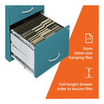 NuSparc 2 Drawer Locking Filing Cabinet | Pre-Assembled Steel Construction | Space-Saving Design is Perfect for Home and Small Office | Letter-Size | Assembled in North America