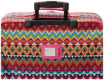 Rockland Fashion Softside 2 Piece Luggage Set, Expandable, (14" Tote/19" Upright), Purple