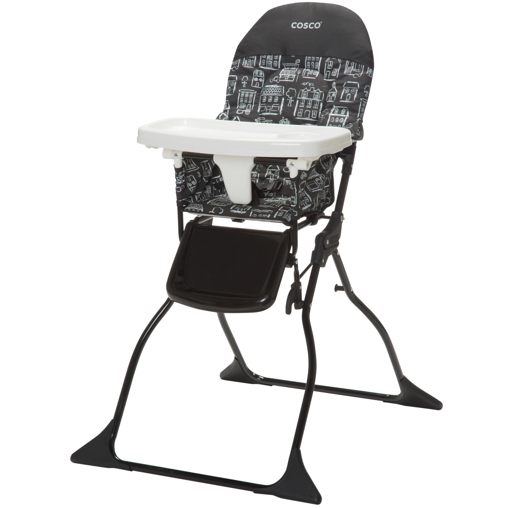 Cosco Kids Simple Fold Highchair for Baby, Simple Foldable High Chair, Convenient, Lightweight, and Compact Design, Comet