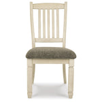 Signature Design by Ashley Bolanburg 20" Upholstered Dining Room Chair, Set of 2, Antique White