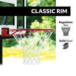 Lifetime Portable Basketball Hoop, Adjustable Height 7.5-10 Ft, 44 Inch Shatterproof Fusion Backboard, Base with Wheels