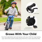 Schwinn Koen Bike, 16 Inch Bike for Kids Ages 3-7, SmartStart Ergonomic Design for Kids, Adjustable Seat Grows with your Child, Rear Coaster Brake and Front Caliper Brake, Training Bicycle