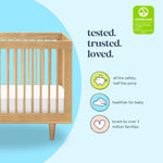 Davinci Marley 3-in-1 Convertible Crib in Walnut, Greenguard Gold and FSC® Certified