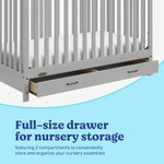 Graco Benton 5-in-1 Convertible Crib – GREENGUARD Gold Certified, Converts from Baby Crib to Toddler Bed, Daybed and Full-Size Bed, Fits Standard Full-Size Crib Mattress (White)