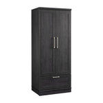 Sauder 411802 HomePlus Wardrobe/Storage Cabinet, L: 28.98" x W: 20.95" x H: 71.18", Sienna Oak finish