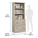 Sauder Miscellaneous Storage Library, in a Select Cherry Finish