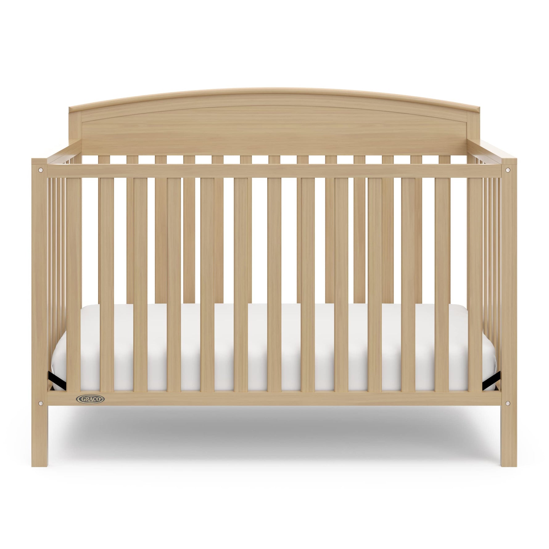 Graco Benton 5-in-1 Convertible Crib – GREENGUARD Gold Certified, Converts from Baby Crib to Toddler Bed, Daybed and Full-Size Bed, Fits Standard Full-Size Crib Mattress (White)