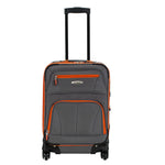 Rockland Pasadena Expandable Spinner Carry-on 19", Black