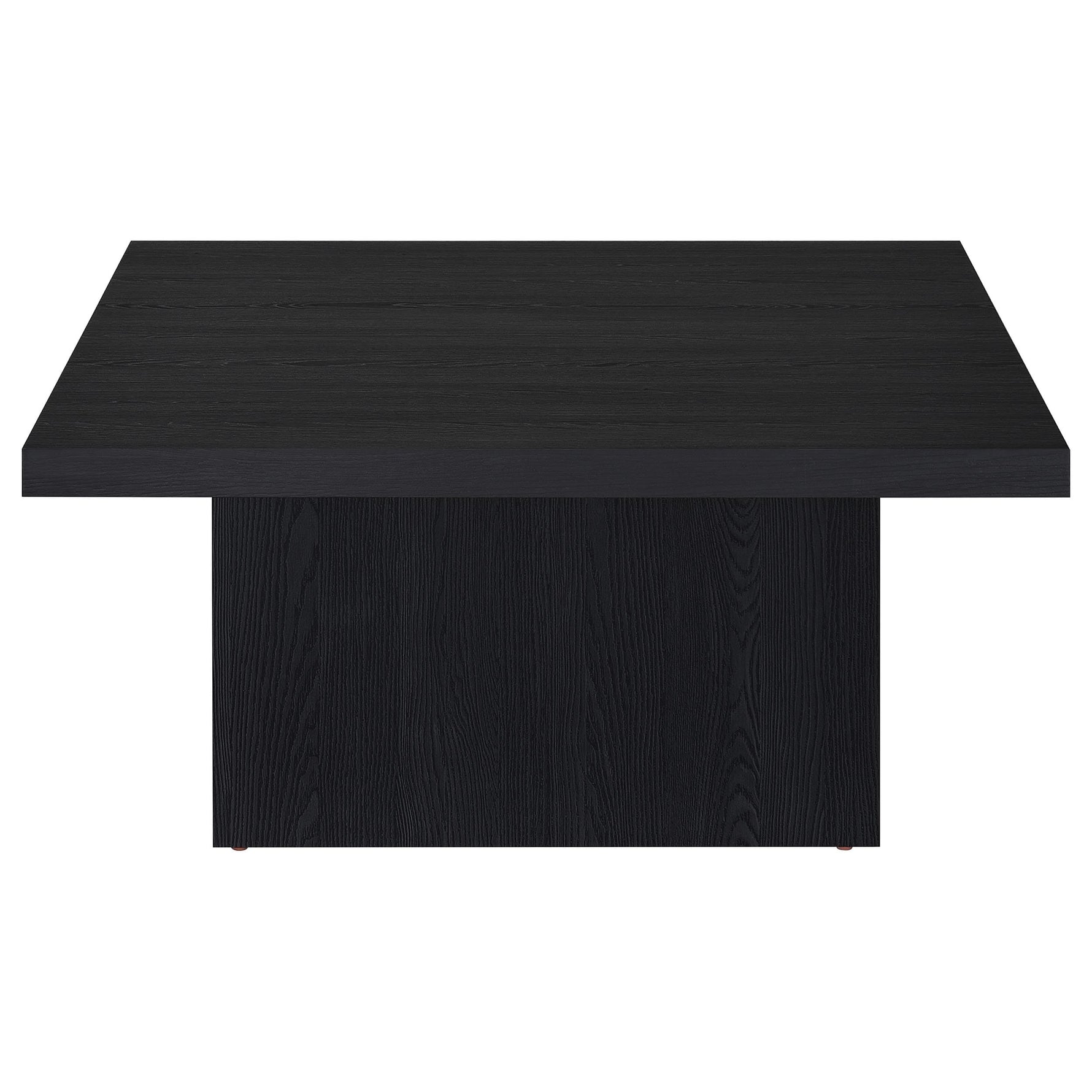 Coaster Home Furnishings Zetta Square Cocktail Living Room Coffee Table Engineered Eco-Friendly Wood Look Laminate Veneer Rustic Farmhouse Mango Brown 708068