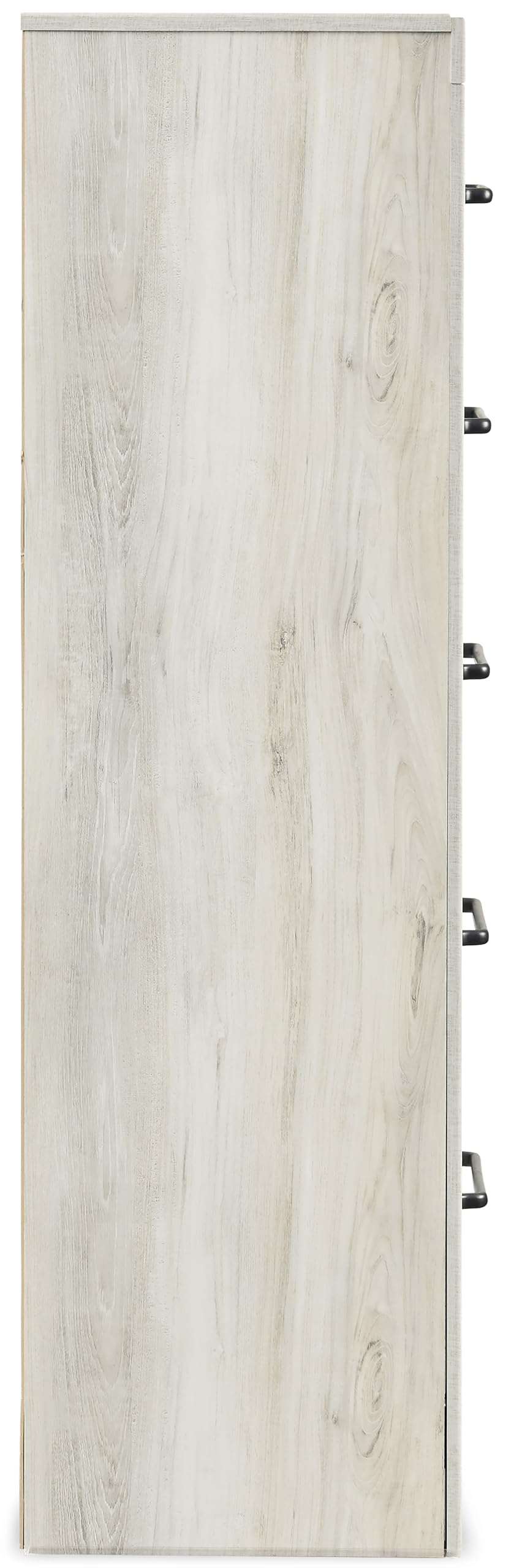 Signature Design by Ashley Cayboni Vintage 5 Drawer Wide Chest with Safety Stop for Bedroom, White