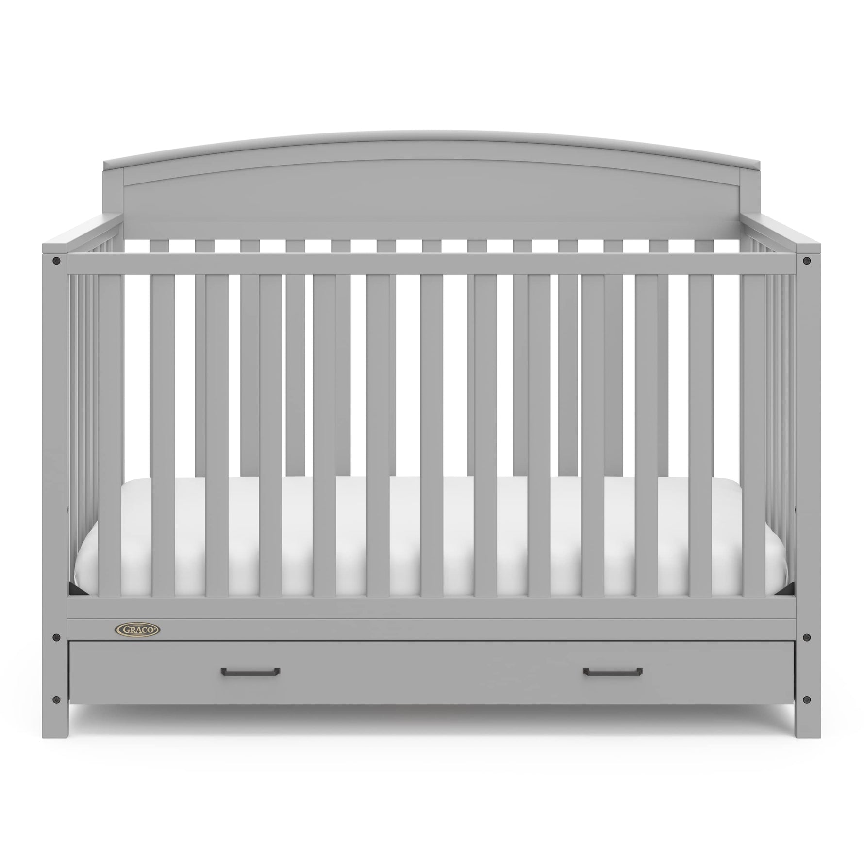 Graco Benton 5-in-1 Convertible Crib – GREENGUARD Gold Certified, Converts from Baby Crib to Toddler Bed, Daybed and Full-Size Bed, Fits Standard Full-Size Crib Mattress (White)