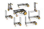 Rock-N-Roller R6RT (Mini) 8-in-1 Folding Multi-Cart/Hand Truck/Dolly/Platform Cart/29" to 42.5" Telescoping Frame/500 lbs. Load Capacity, Black