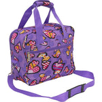 Rockland Fashion Softside 2 Piece Luggage Set, Expandable, (14" Tote/19" Upright), Purple