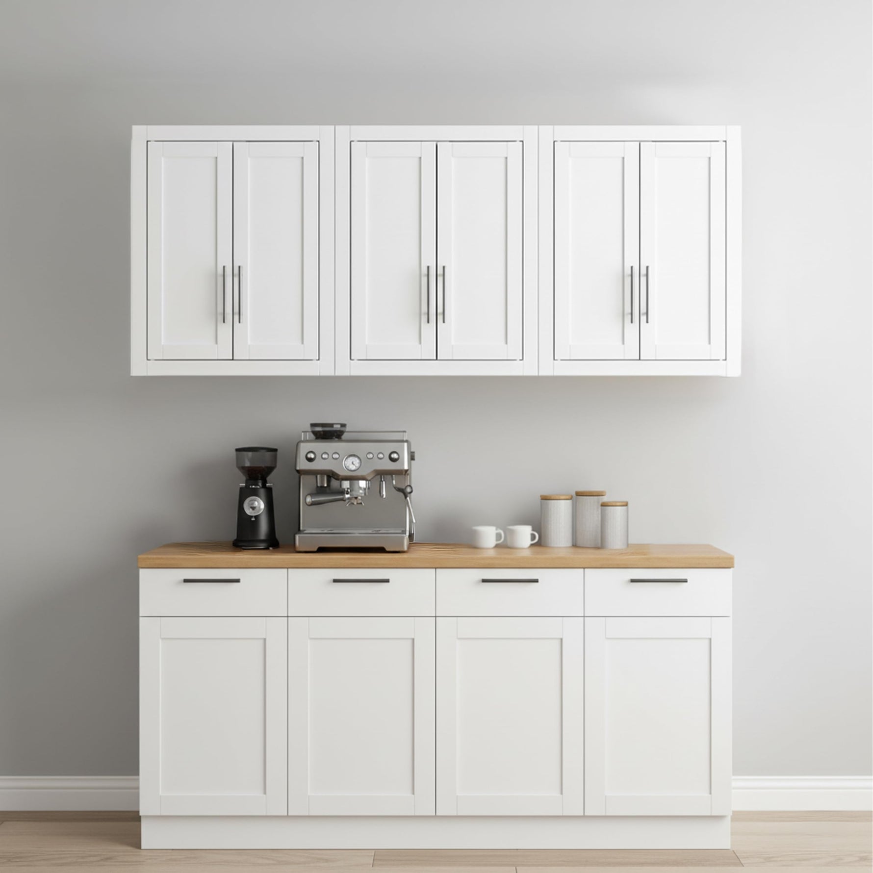 Crosley Furniture Savannah Wall Mounted Bathroom Storage Medicine Cabinet with Shelves, White