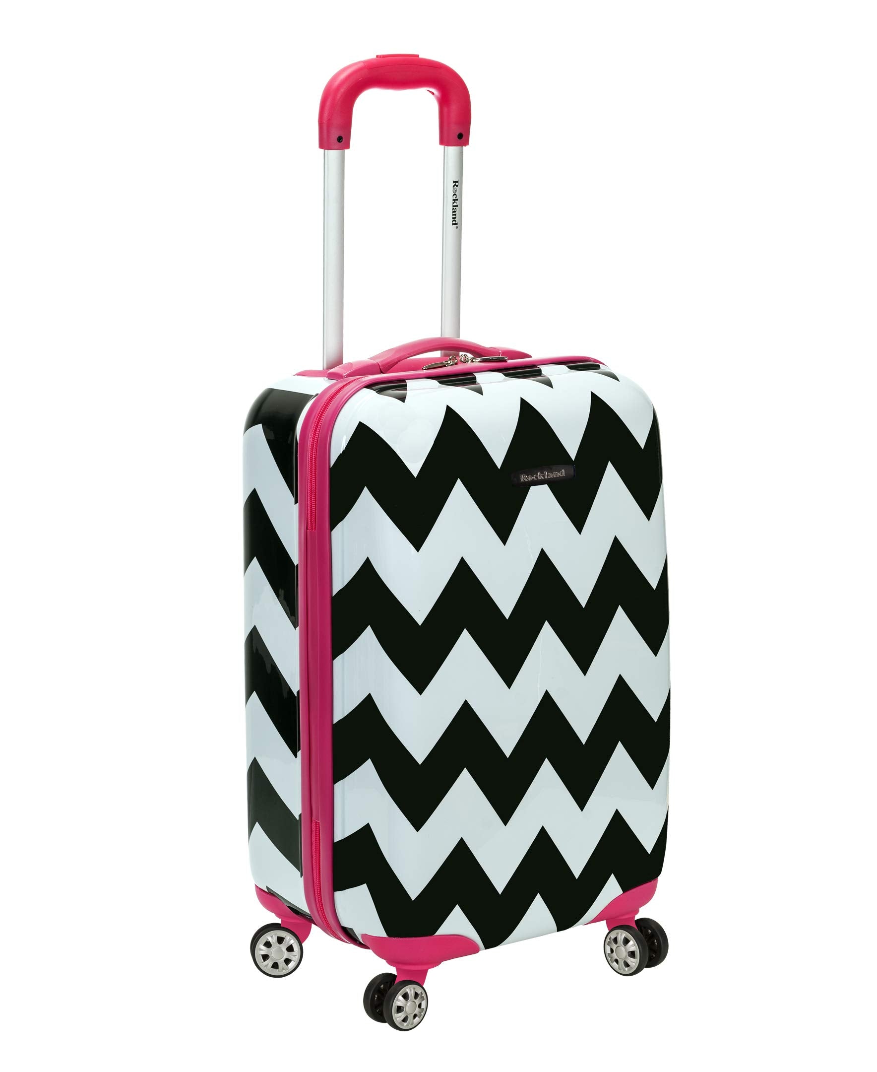 Rockland Safari Hardside Spinner Wheel Luggage, CAMO, Carry-On 20"