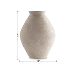 Signature Design by Ashley Hannela 17" Modern Distressed Polyresin Vase, Antique Tan