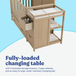 Graco Hadley 5-in-1 Convertible Crib with Drawer – GREENGUARD Gold Certified, Fits Standard Crib Mattress, Converts to Toddler Bed, Daybed and Full Bed, 4 Adjustable Mattress Heights (White)