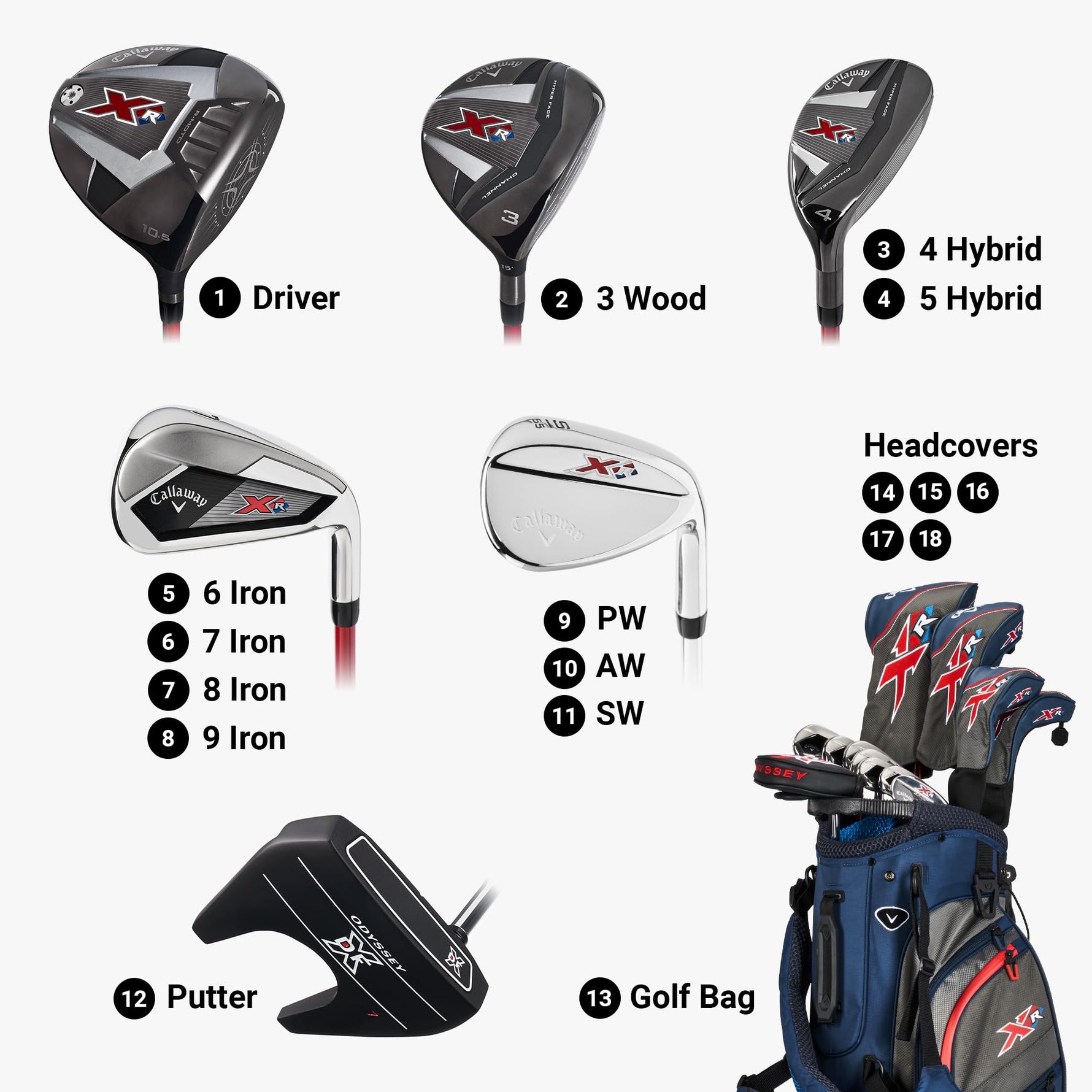 Callaway Golf XR Complete Golf Set
