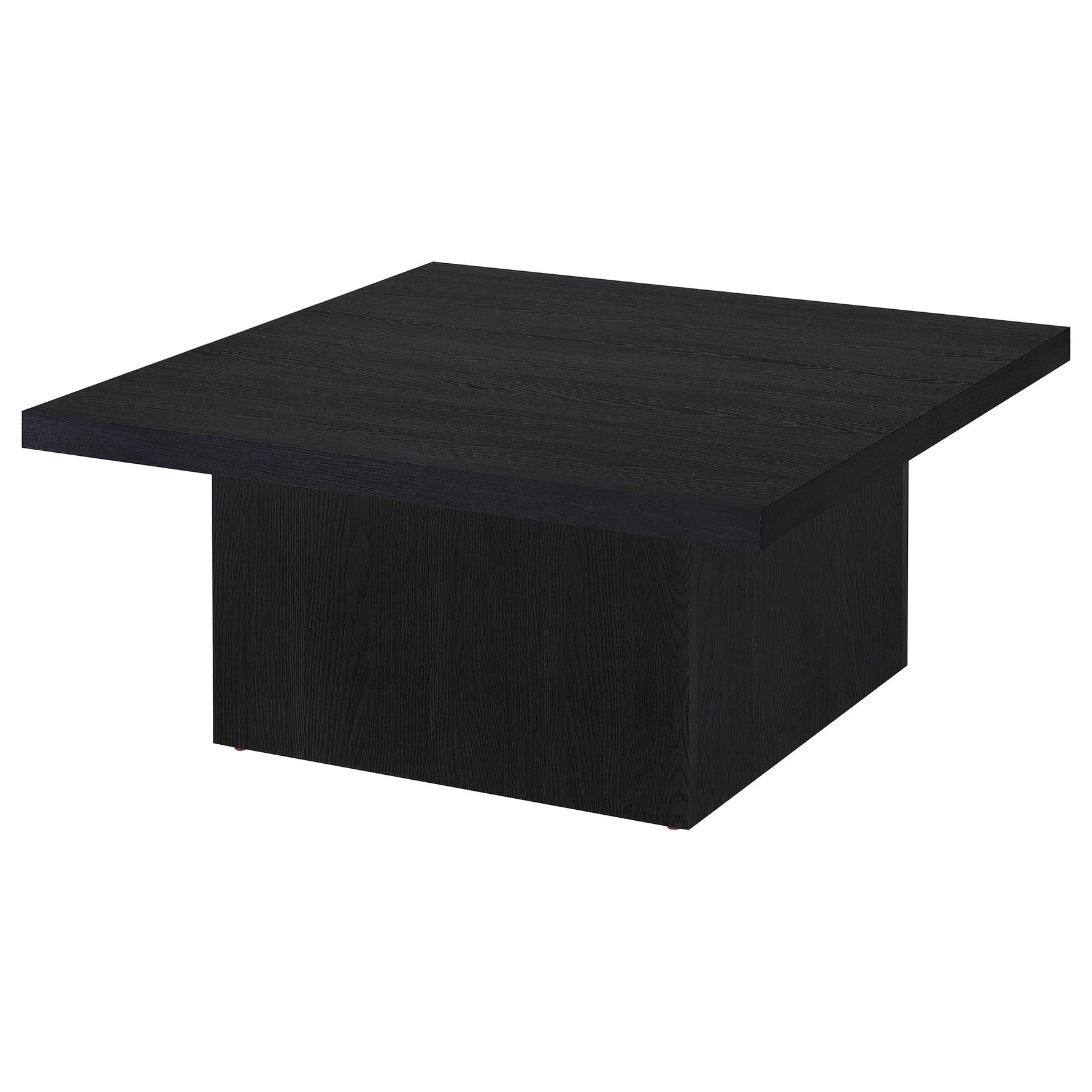 Coaster Home Furnishings Zetta Square Cocktail Living Room Coffee Table Engineered Eco-Friendly Wood Look Laminate Veneer Rustic Farmhouse Mango Brown 708068