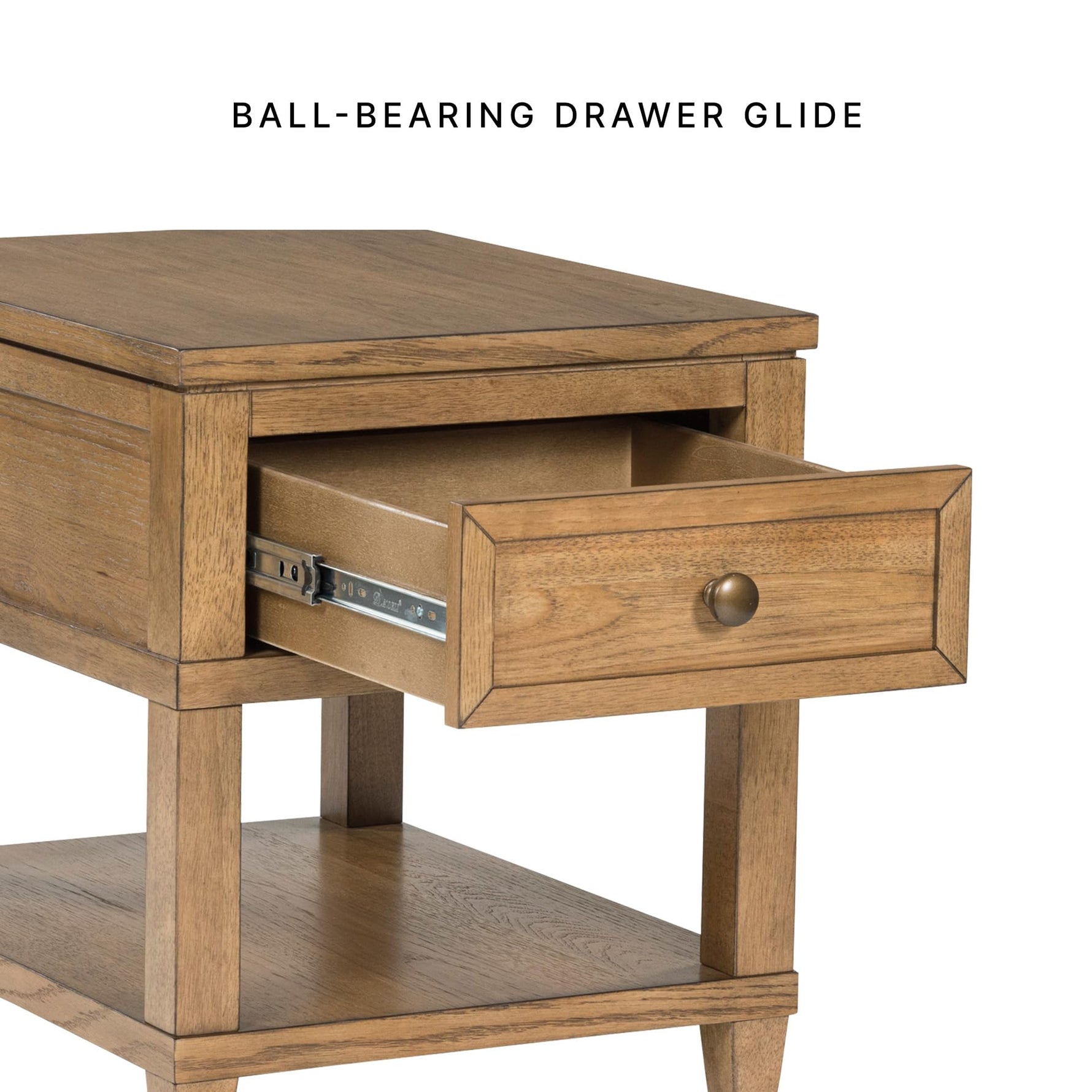 Signature Design by Ashley Havalance Farmhouse Rectangular End Table, Floor Shelf, Wood, 26" W x 24.13" D x 24" H, Vintage Gray & White with Weathered Finish