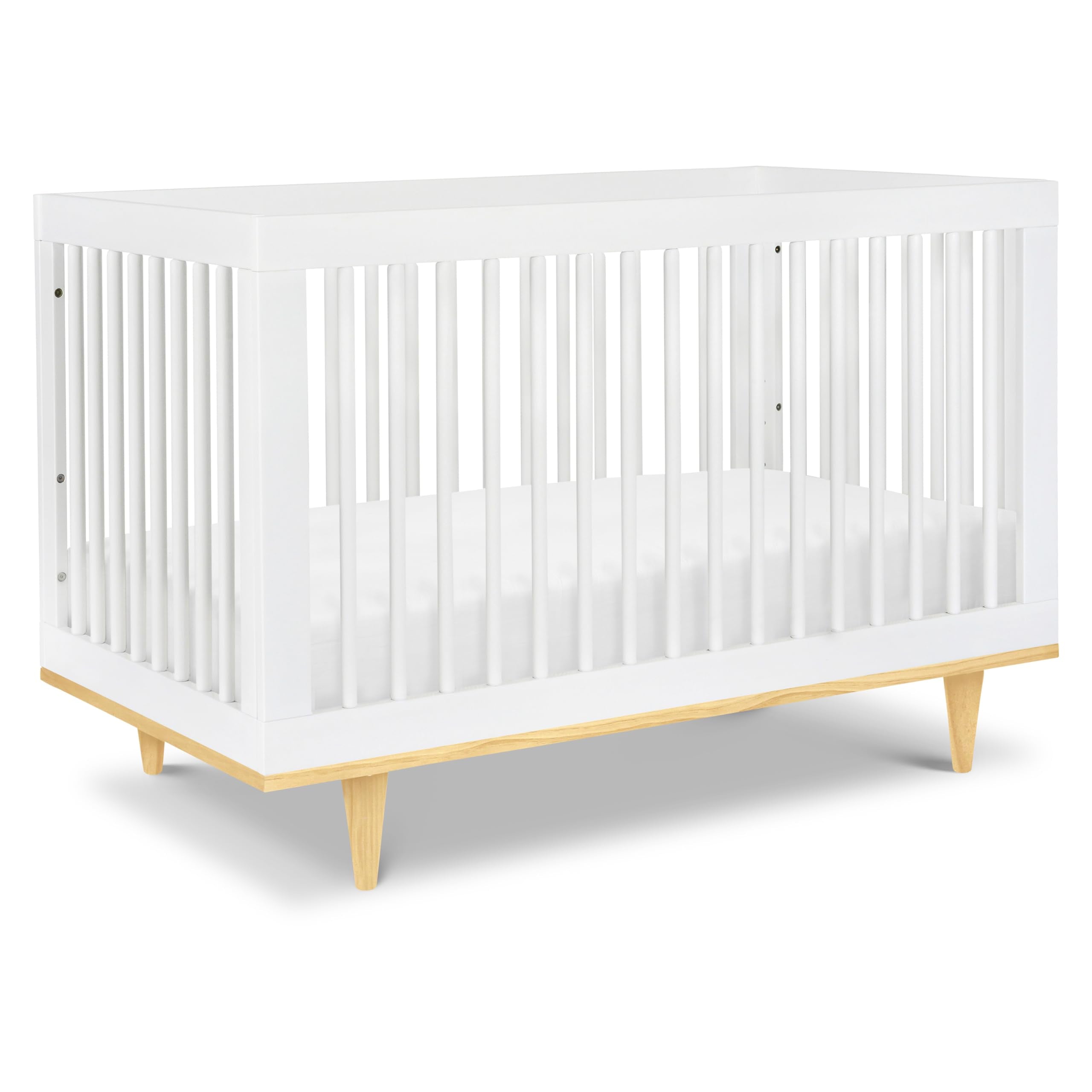 Davinci Marley 3-in-1 Convertible Crib in Walnut, Greenguard Gold and FSC® Certified