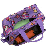 Rockland Fashion Softside 2 Piece Luggage Set, Expandable, (14" Tote/19" Upright), Purple