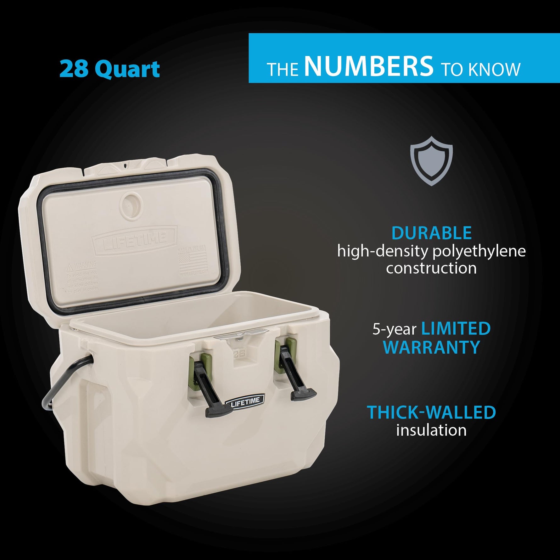 Lifetime 28 Quart High Performance Cooler