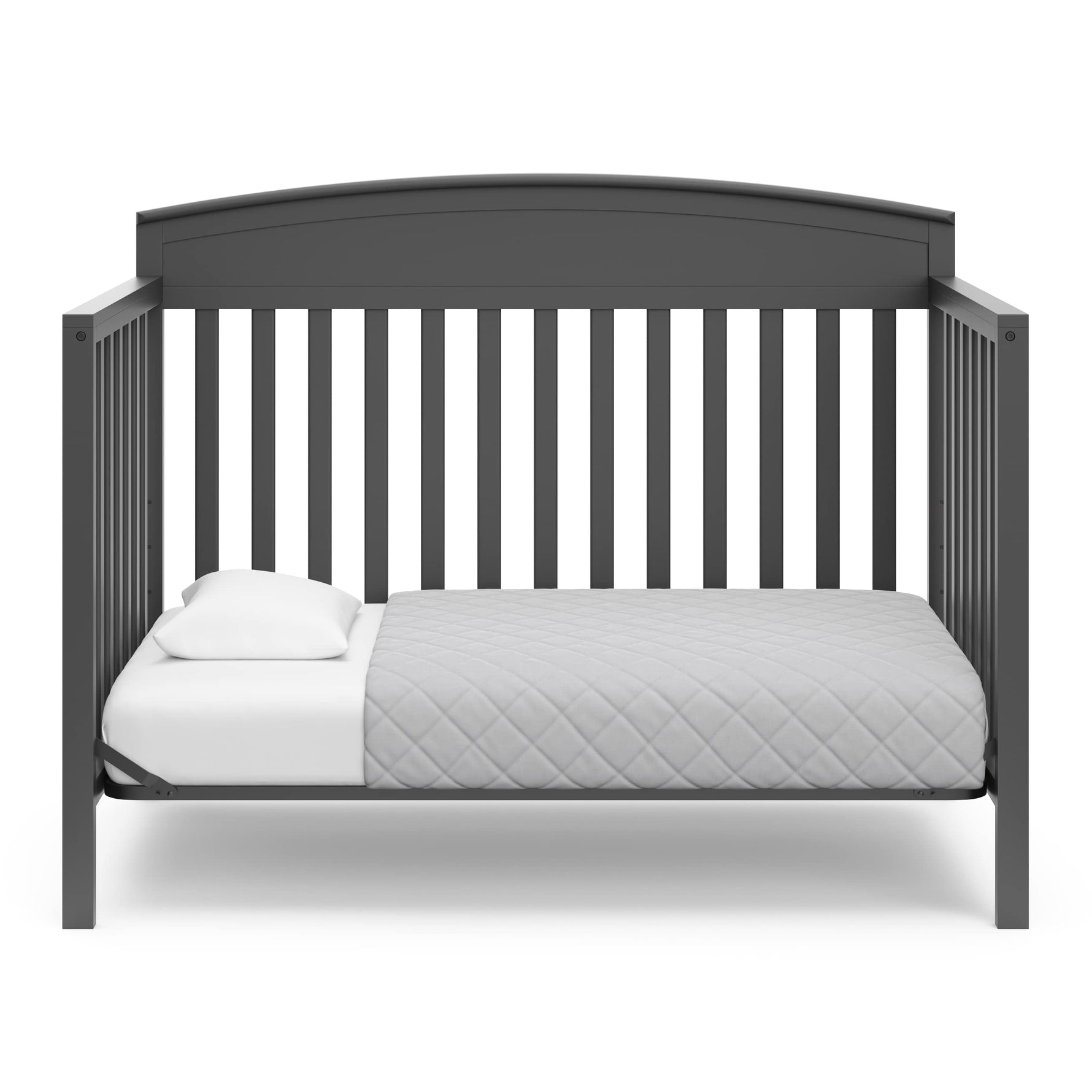 Graco Benton 5-in-1 Convertible Crib – GREENGUARD Gold Certified, Converts from Baby Crib to Toddler Bed, Daybed and Full-Size Bed, Fits Standard Full-Size Crib Mattress (White)