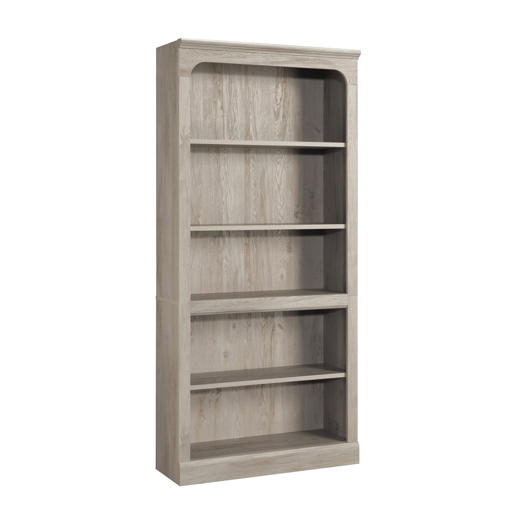 Sauder Select 5-Shelf Bookcase, Chalked Chestnut Finish