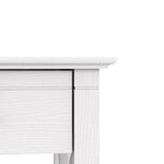 Bush Home End Table with Drawer, Nightstand with Storage, Living Room and Bedroom Furniture, Key West Collection, Washed Gray