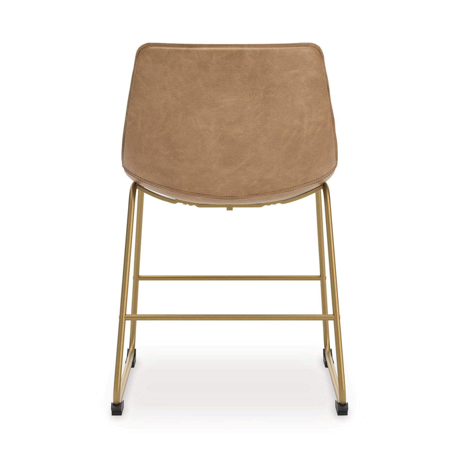 Signature Design by Ashley Mid Century Centiar 18.75" Dining Bucket Chair, 2 Count, Black and Brown