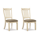 Signature Design by Ashley Bolanburg 20" Upholstered Dining Room Chair, Set of 2, Antique White