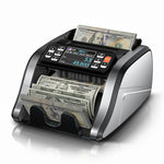 Aneken N60 Mixed Denomination Money Counter Machine, Value Counting, UV/MG/IR/DD Counterfeit Detection, 3.5" TFT Display Cash Counting Machine, Printer Enabled Bill Counter for Business