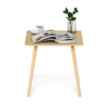 Furinno Classic Homey Square Parsons Side End Table, 1-Pack, Black