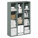 Furinno LUDER Book Shelf, 5-Cube Bookshelf, Reversible Bookcase, 9.4 x 19.5 x 31.5, Easy Assembly, for Living Room, Bedroom, Home Office, White