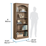 Sauder Miscellaneous Storage Bookcase, Sindoori Mango Finish