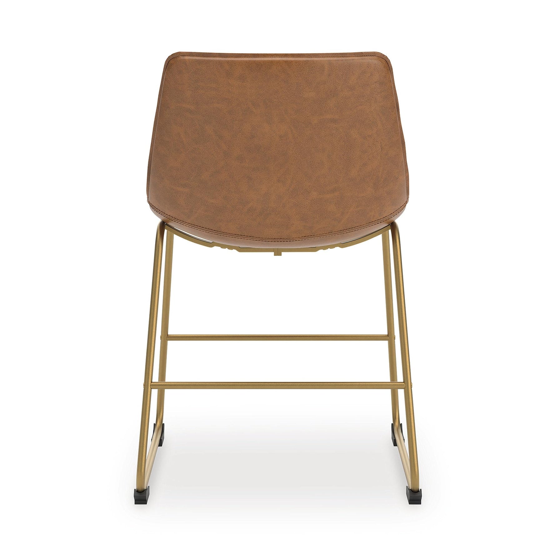 Signature Design by Ashley Mid Century Centiar 18.75" Dining Bucket Chair, 2 Count, Black and Brown