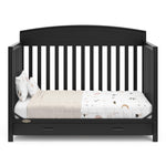 Graco Benton 5-in-1 Convertible Crib – GREENGUARD Gold Certified, Converts from Baby Crib to Toddler Bed, Daybed and Full-Size Bed, Fits Standard Full-Size Crib Mattress (White)