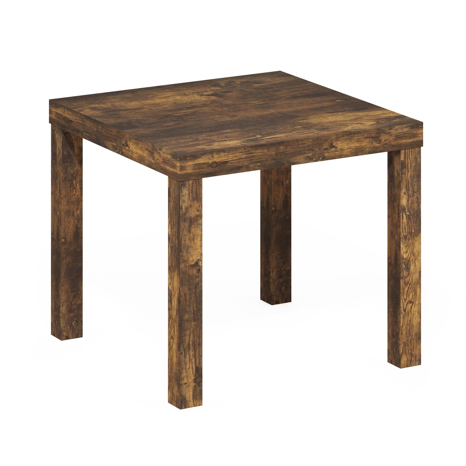 Furinno Classic Homey Square Parsons Side End Table, 1-Pack, Black